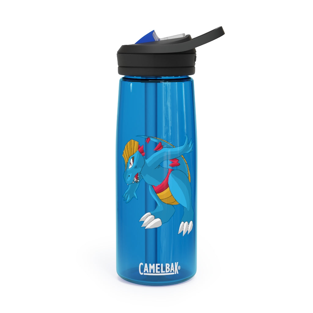 Blastdile CamelBak Eddy® Water Bottle in 20oz and 25oz sizes, showcasing its durable Tritan™ material and spill-proof design.